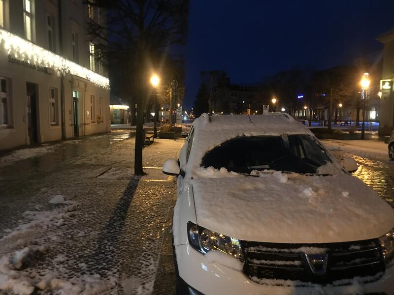 Bald wieder möglich: Winterliche Straßen in Neuruppin © Landkreis OPR