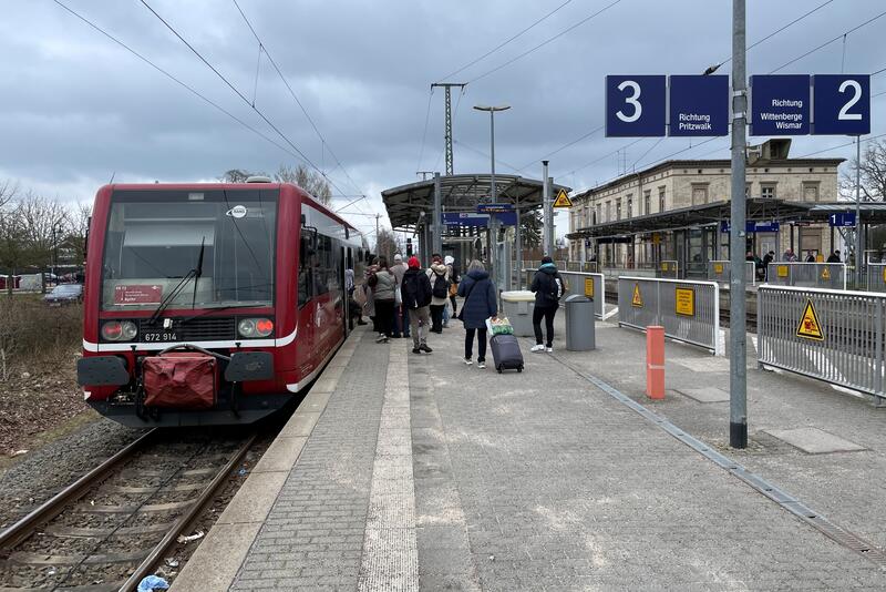 Auch die Regionalbahnlinie nach Kyritz könnte von der Taktverdichtung profitieren. © LK OPR