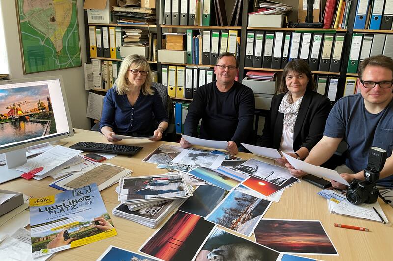 Die Jury (von links nach rechts): Antje Zeiger, Jens Karraß, Ulrike Gawande und Christian Bark. © LK OPR