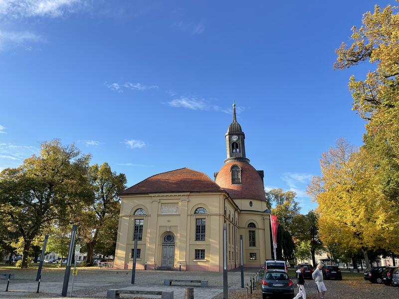 In und um die Kulturkirche (Pfarrkirche) wird in Neuruppin gefeiert. © LK OPR